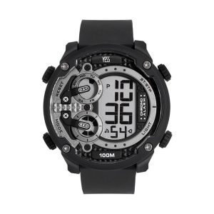 Reloj de hombre deportivo pilso silicona Yess Watches Relojes Deportivos Digitales, Diseñados para todo deporte. Reloj Deportivo con Tablero Gris (YP15685-01) - Deportivo con Tablero Rojo (YP15685-02) -  Deportivo con Tablero Azul (YP15685-03) - Deportivo con Pulso Gris y Tablero Gris (YP15685-04) - Deportivo con Tablero Negro (YP15685-05) - Marca: Yess Watches - Garantía de 1 Año.